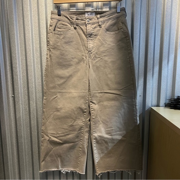 OAT NY - HIGH-RISE WIDE LEG JEAN IN OAT MILK women’s size 30 - Picture 2 of 11